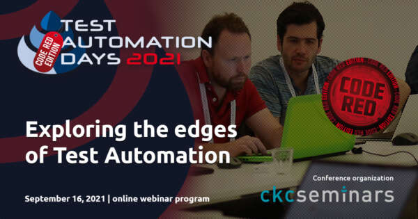 Code Red Test Code Red Edition - Test Automation Days